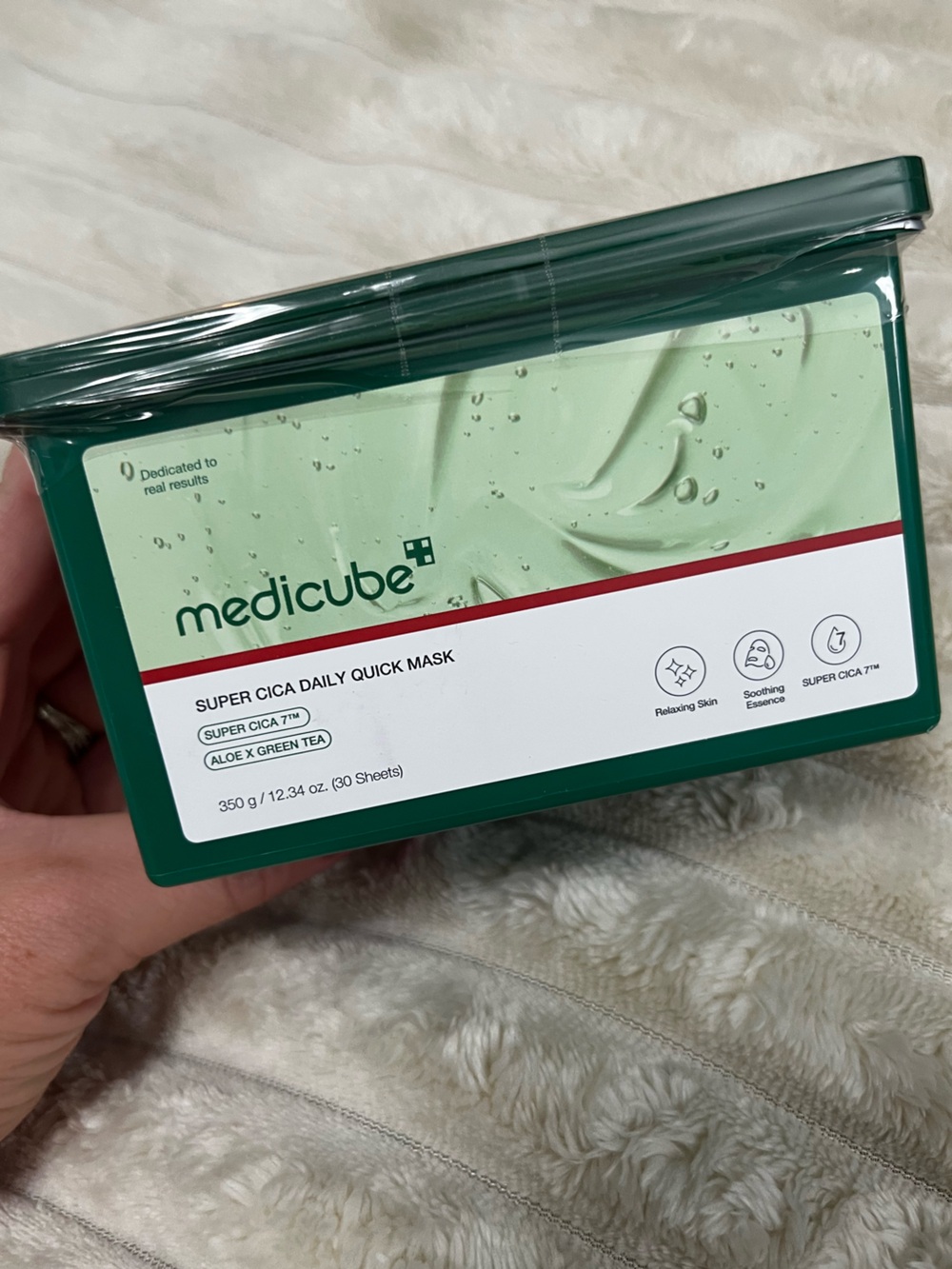 Medicube Super Cica Daily Quick Mask - Green Soothing 30 Sheet Masks